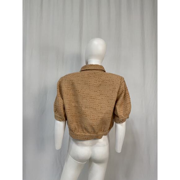 Astr The Label 'Bronwyn' Brown Polyester Jacket Size XL - Picture 3 of 5